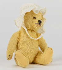 Stiff Blonde Miniature Teddy Bear