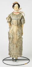 Early Papier-Mache & Wood Doll