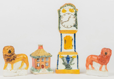 Four Staffordshire Figural Pieces