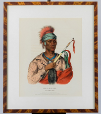 Bowen's Lithograph of A Loway Chief