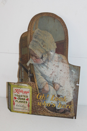 EARLY CORN FLAKES SIGN