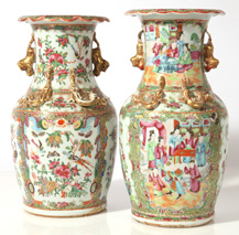 PR. EARLY CHINESE FAMILLE ROSE VASES 