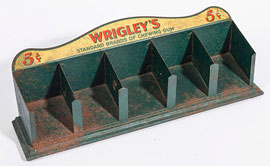 Wrigley's Tin Counter Display Case