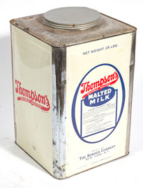 Thompson's Double Malted Malted Milk Can