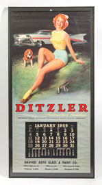 Ditzler 1959 Calendar