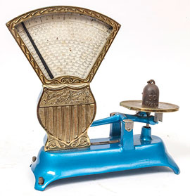 Enameled Cast Iron Store Scales