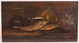 Oil Painting of Trout
