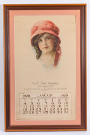 R.E. Dietz Chromo 1920 Calendar