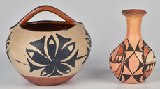 Two Native American Pueblo Pottery Pieces