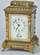 Tiffany & Co Carriage Repeater Clock