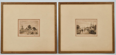 Two Etchings by Fransen