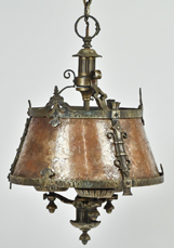 Arts & Crafts Hanging Lamp