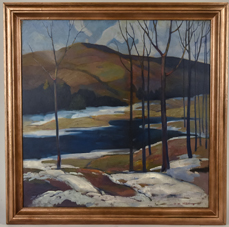 Gordon W. Fiscus (CA./CO.) Oil Landscape Painting