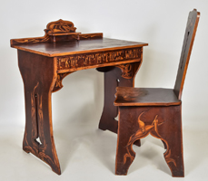 Arts & Craft Desk & Chair