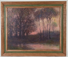 E.T. Hurley (Cincinnati, OH) Landscape Oil Painting