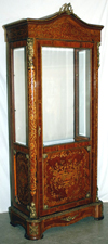 French Style Marquetry China Cabinet