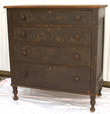Early Cherry 4-Drawer Chest