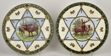 Two Nippon Elk Plaques