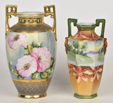 Two Nippon Vases